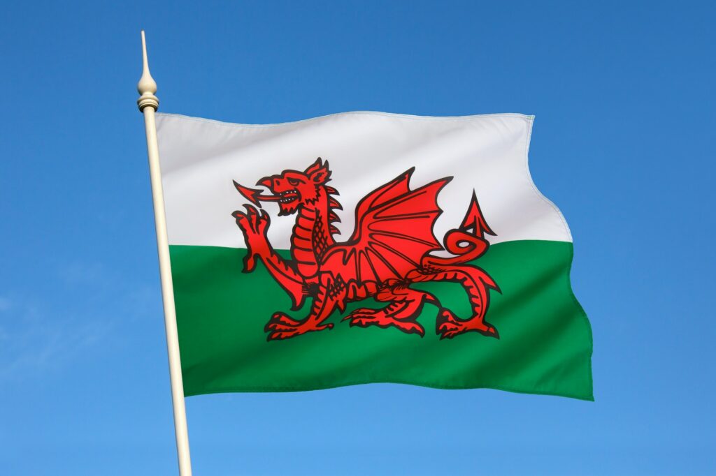Welsh Flag - Flag of Wales